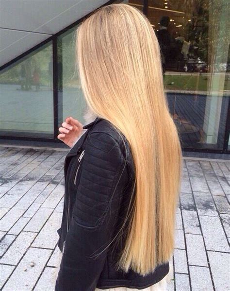 Long Blonde Straight Hair ♡ ♥ Pinterest Elisa Gyn Hair