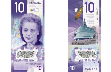 Canadas Vertical 10 Bill Voted Best New Banknote In The World