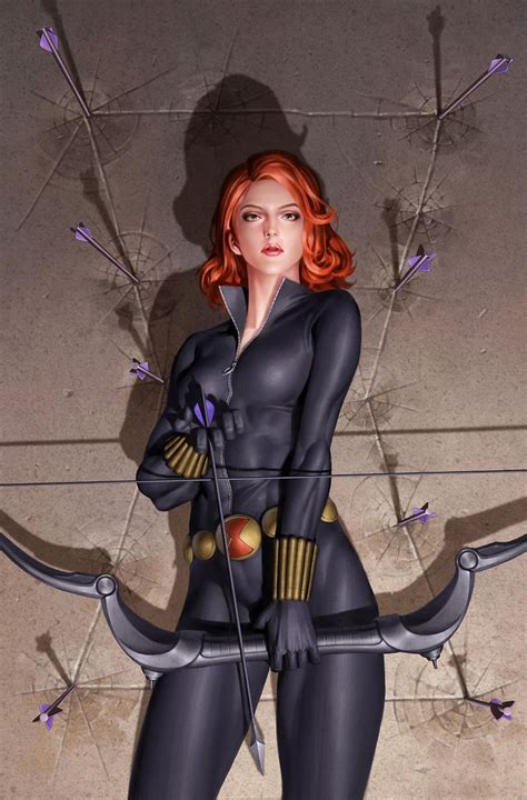 junggeun yoon black widow Черная Вдова Наташа Романова Романофф s h i e l d Щ И Т marvel