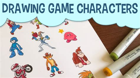 Drawize is a free online drawing game like pictionary. Drawing Video Game Characters With Copic Markers - YouTube