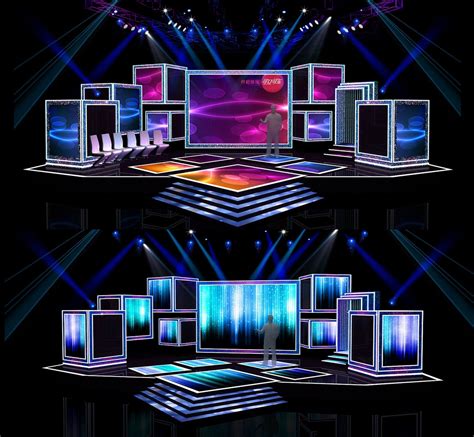 Concert stage design 7 3D Model .obj | Concert stage design, Stage set design, Stage design
