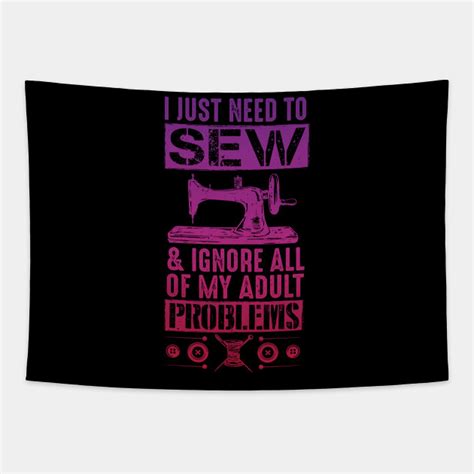 Funny Sewing Sewer Design Sewing T Tapestry Teepublic