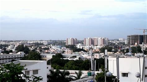 Aerial View Of Coimbatore City With Building Youtube