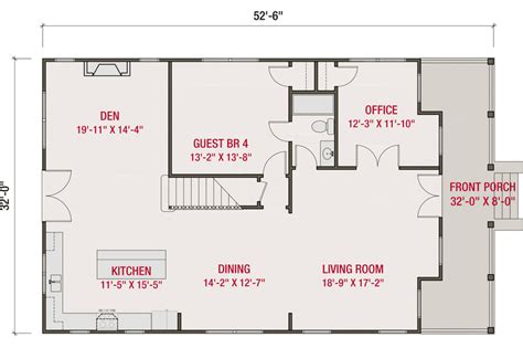 Farmhouse Style House Plan 4 Beds 3 Baths 2743 Sqft Plan 461 93