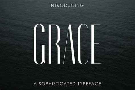 GRACE A Sophisticated Typeface Typeface Sophisticated Pretty Fonts