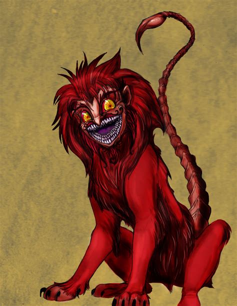 A Manticore By Amelius On Deviantart