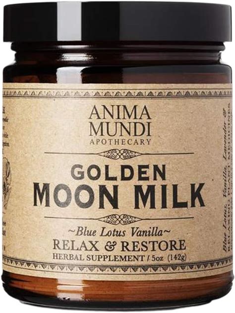 Amazon Com Anima Mundi Golden Moon Milk Relaxing Plant Based Powder