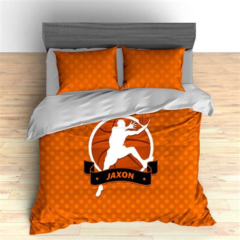 Custom Basketball Bedding Basketball Theme Bedding Etsy