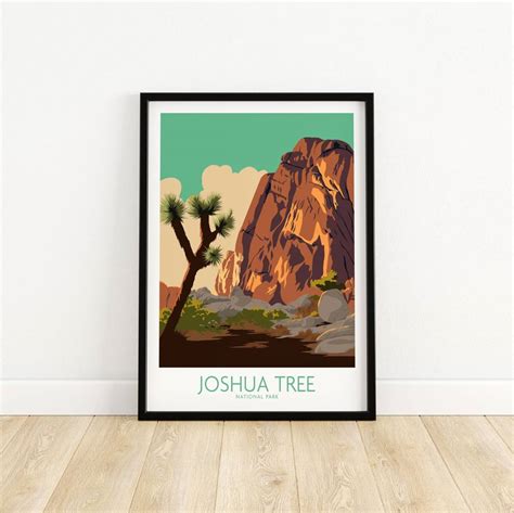 Joshua Tree Poster Print Joshua Tree Wall Art Joshua Tree National