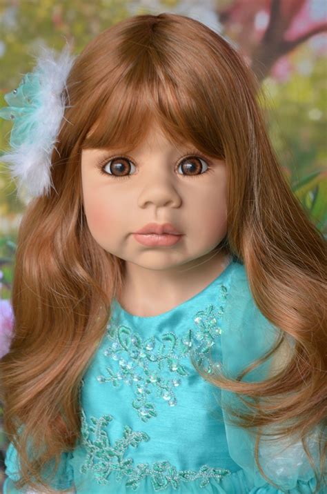 Masterpiece Dolls Jasmine Strawberry Blonde Brown Eyes By Monika