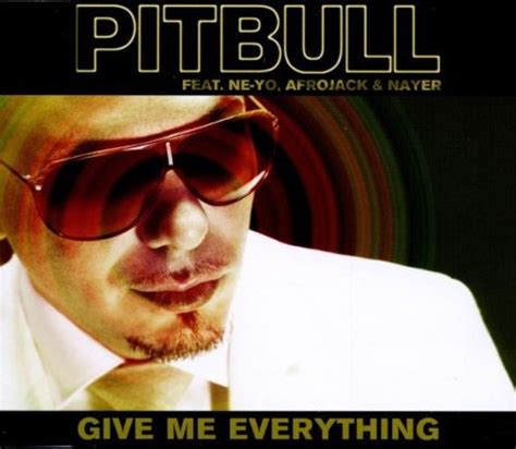 Pitbull Feat Ne Yo Afrojack And Nayer Give Me Everything Cd Maxi