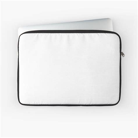 Plain White Simple Solid Designer Color All Over Color Laptop Sleeve