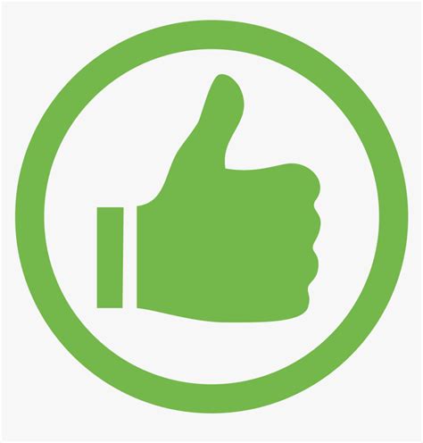 Green Thumbs Up Icon Png
