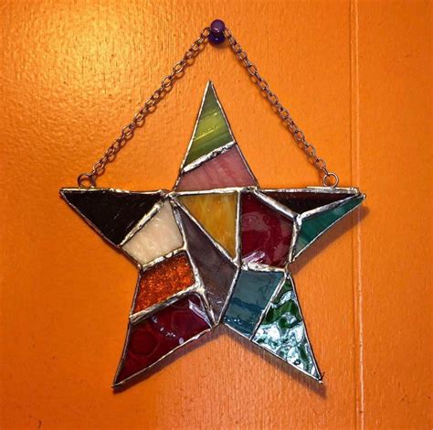 Stained Glass Star Etsy