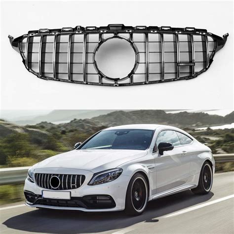 Buy Gt R Panamericana Amg Style Silver Color Front Grill For Mercedes