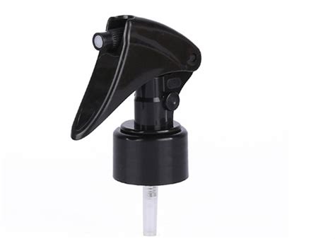 Recyclable Trigger Spray Bottle Tops Pure Black Mini Sprayer Pump