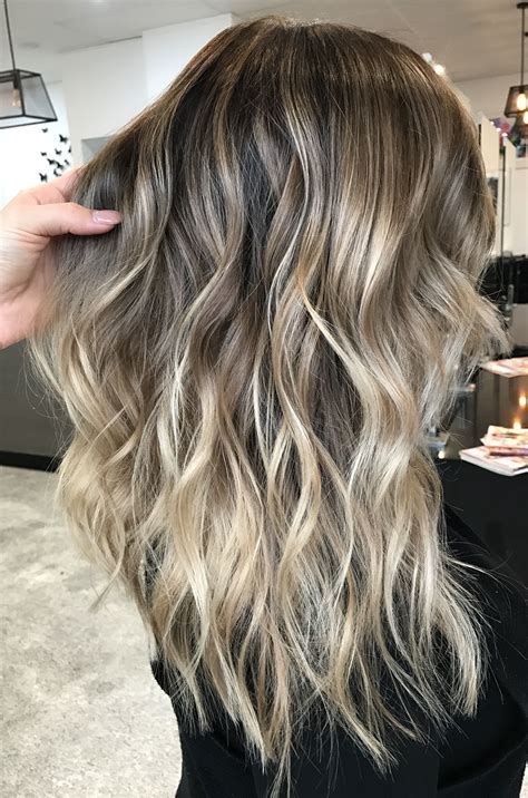 cool and neutral blonde balayage highlights balayageombre en my xxx hot girl