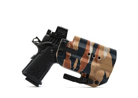 Desert Tiger Stripe Appendix With Claw ANR Design Kydex Holsters