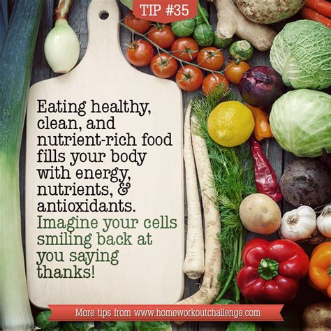 Eating Healthy Clean And Nutrient Rich Food Fills Your Body With