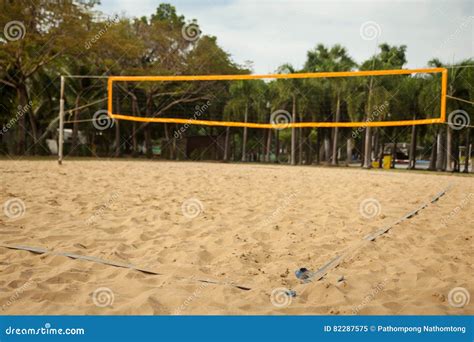 Beach Volleyball Sports Field Stock Image Image Of Beach Volley