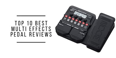 Top Best Multi Effects Pedal Of Buying Guide