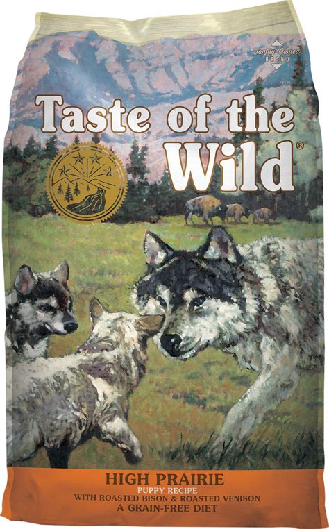 Taste of the wild has also introduced several limited ingredient diet formulas which focus on four key. Taste of the Wild High Prairie Puppy Formula Grain-Free ...