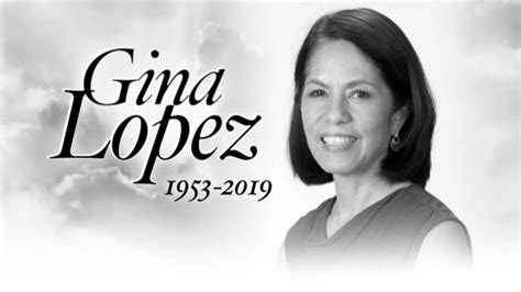 gina lopez dies at 65 anc youtube