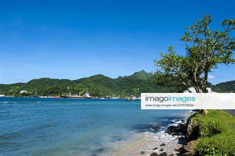 The Pago Pago Harbour On Tutuila Island American Samoa South Pacific