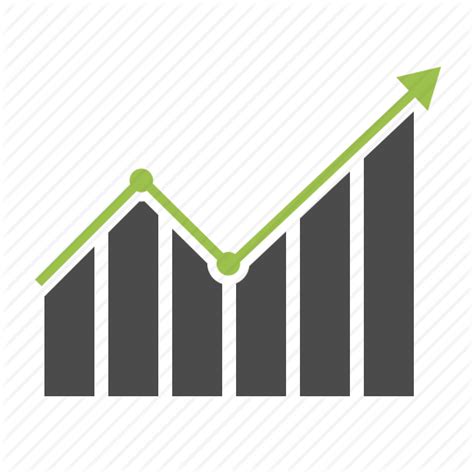 Graph With Arrow Icon Transparent Graph With Arrowpng Images And Vector