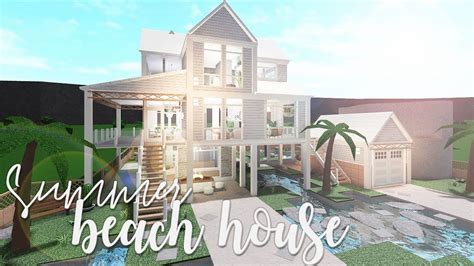 Roblox Bloxburg Beach Home House Build In Building A House My Xxx Hot