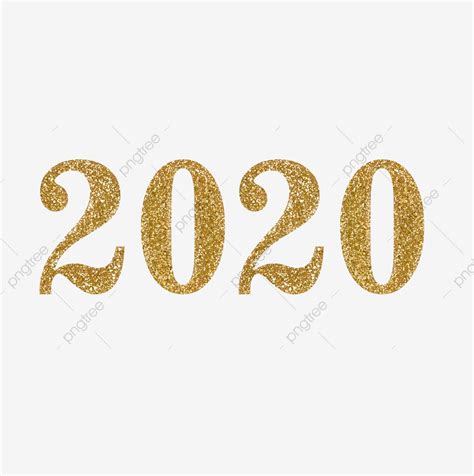 Items portrayed in this file. Glitter Dourado 2020 Png, 2020, Fronteira, Cartão PNG e ...