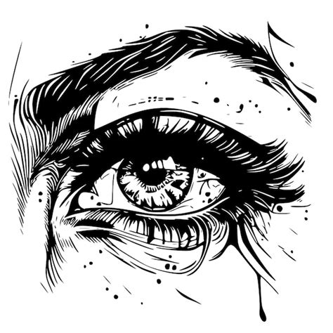 premium vector woman eye art illustration
