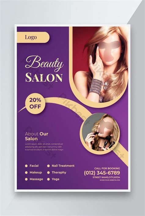 Beauty Spa Hair Salon Flyer Template Design Ai Free Download Pikbest