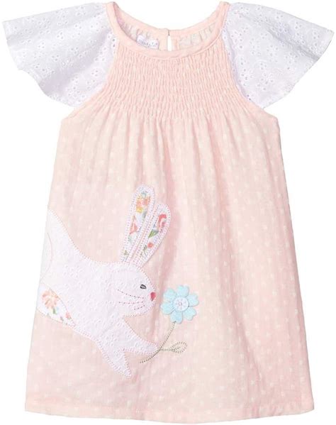 Mud Pie Easter Bunny Smocked Dress Girls Dress Girls Smocked Dresses