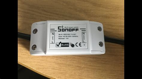 Installing A Sonoff Basic Wi Fi Switch With Earth Conductor Cpc