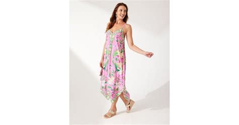 Tommy Bahama Orchid Garden Scarf Dress In Pink Lyst