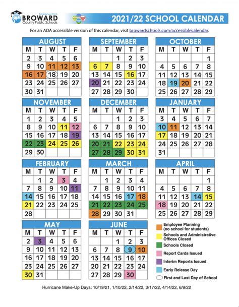 Broward County School Calendar 2022 18 2023