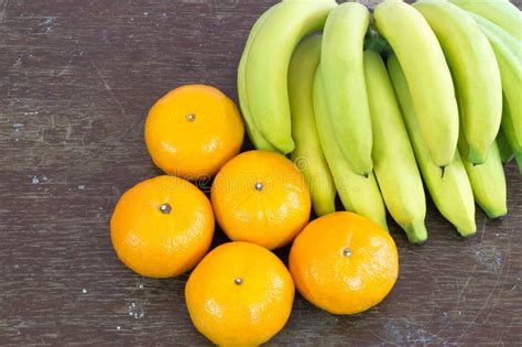 Fruit Collection With Oranges And Bananas Stock Photo Image Of Juicy