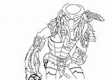 Predator Alien Coloring Vs Pages Line Xenomorph Aliens Color Getdrawings Sketch Adults Template Getcolorings sketch template