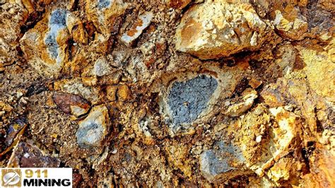 Gossanous Rock Outcrop Reveals Rich Gold Bearing Mineralization Below