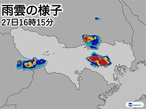 The site owner hides the web page description. 東京都心で天気急変 今夜いっぱい急な激しい雨に注意 ...