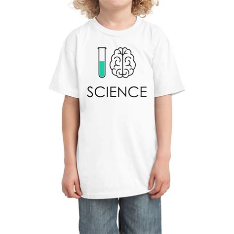 I Love Science Kids T Shirt Sachpicas Artist Shop