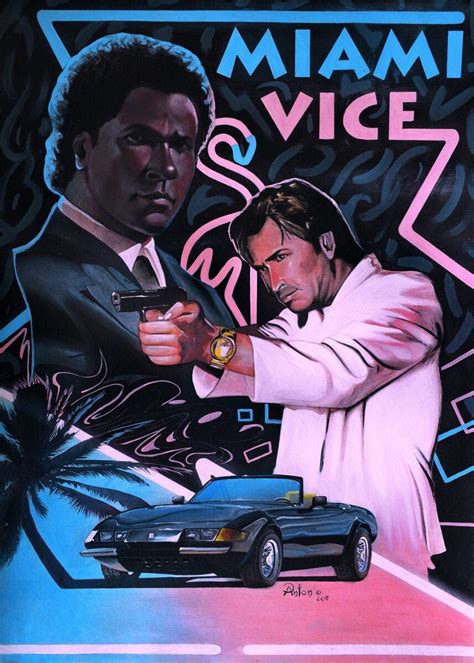 Miami Vice Poster Ver1 Gloss Poster 17x 24 Etsy