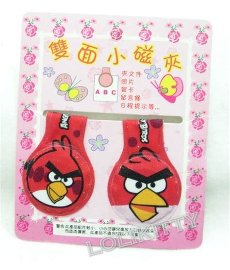 Jual Penjepit Kertas Magnet Angry Birds Merah JMAB Di Lapak Lolikitty Figure Toys Watch