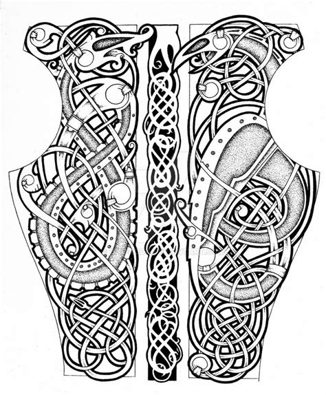 Norse Leg Piece By One Rook Viking Tattoo Sleeve Norse Tattoo