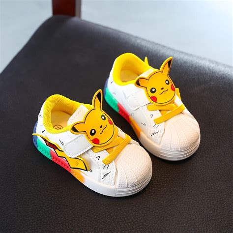 Pokémon Pikachu Shell Headboard Shoes Anime Cartoon Casual Shoes Summer