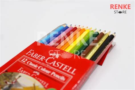 Jual Pensil Warna Faber Castell 12 Pendek Classic Colour Pencils Di