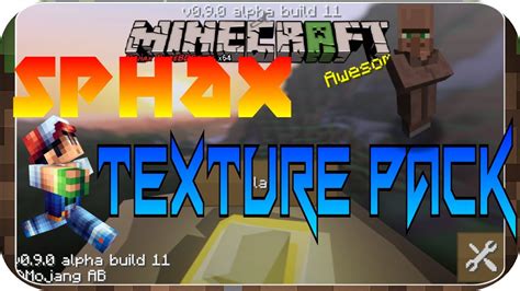 Sphax Texture Pack Mcpe V090 Youtube