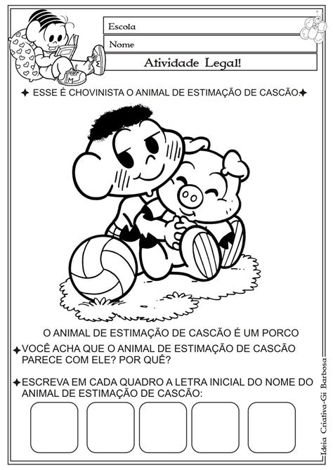 Atividades Sobre Animais De Estimação