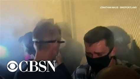 Portland Mayor Tear Gassed By Federal Agents During Protest Youtube